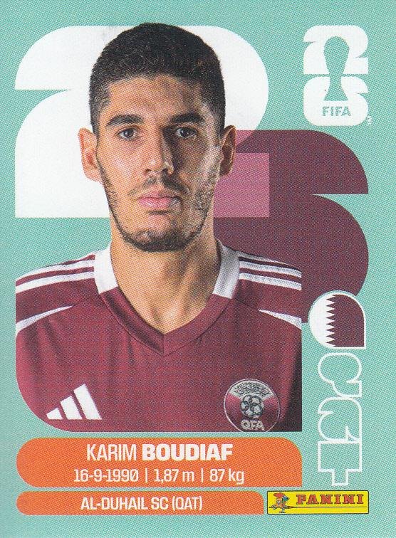 Panini FIFA World Cup 2026 Sticker QAT 10 Karim Boudiaf International Edition