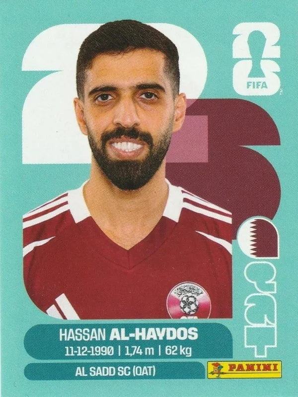 Panini FIFA World Cup 2026 Sticker QAT 16 Hassan Al-Haydos International Edition