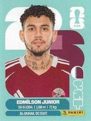 Panini FIFA World Cup 2026 Sticker QAT 17 Edmilson Junior International Edition