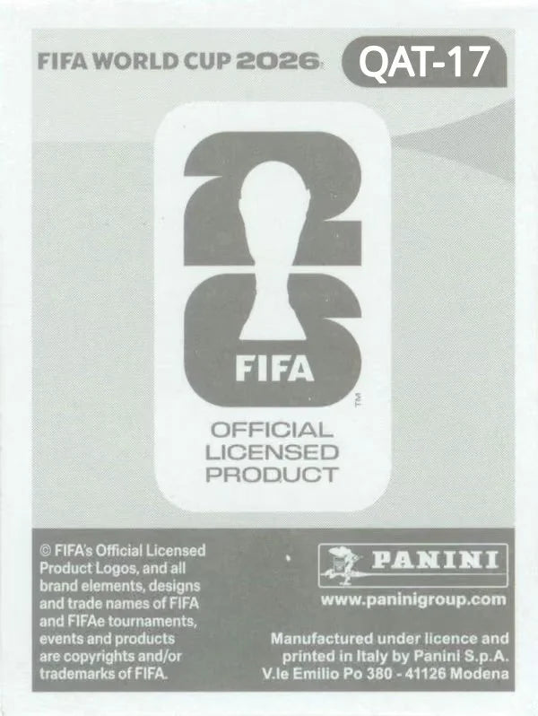 Panini FIFA World Cup 2026 Sticker QAT 17 Edmilson Junior International Edition