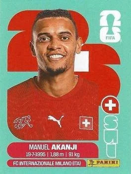 Panini FIFA World Cup 2026 Sticker SUI 4 Manuel Akanji International Edition