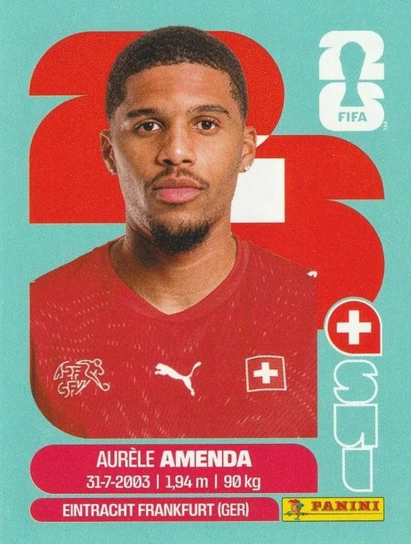 Panini FIFA World Cup 2026 Sticker SUI 7 Aurèle Amenda International Edition
