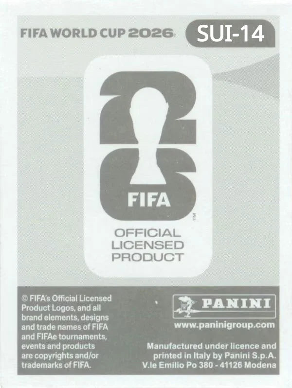 Panini FIFA World Cup 2026 Sticker SUI 14 Ardon Jashari International Edition
