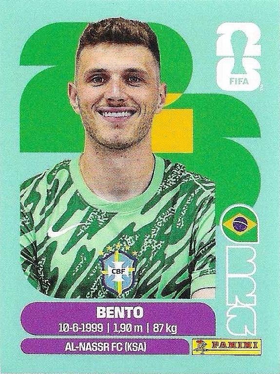 Panini FIFA World Cup 2026 Sticker BRA 3 Bento International Edition