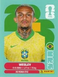 Panini FIFA World Cup 2026 Sticker BRA 8 Wesley International Edition
