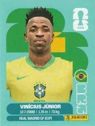 Panini FIFA World Cup 2026 Sticker BRA 14 Vinícius Júnior International Edition