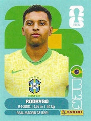 Panini FIFA World Cup 2026 Sticker BRA 15 Rodrygo International Edition