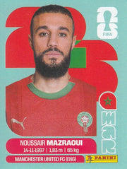 Panini FIFA World Cup 2026 Sticker MAR 5 Noussair Mazraoui International Edition
