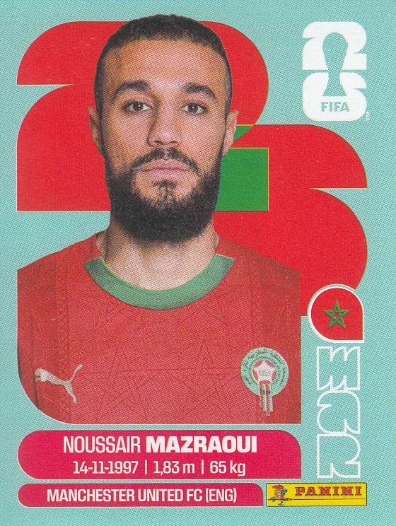 Panini FIFA World Cup 2026 Sticker MAR 5 Noussair Mazraoui International Edition