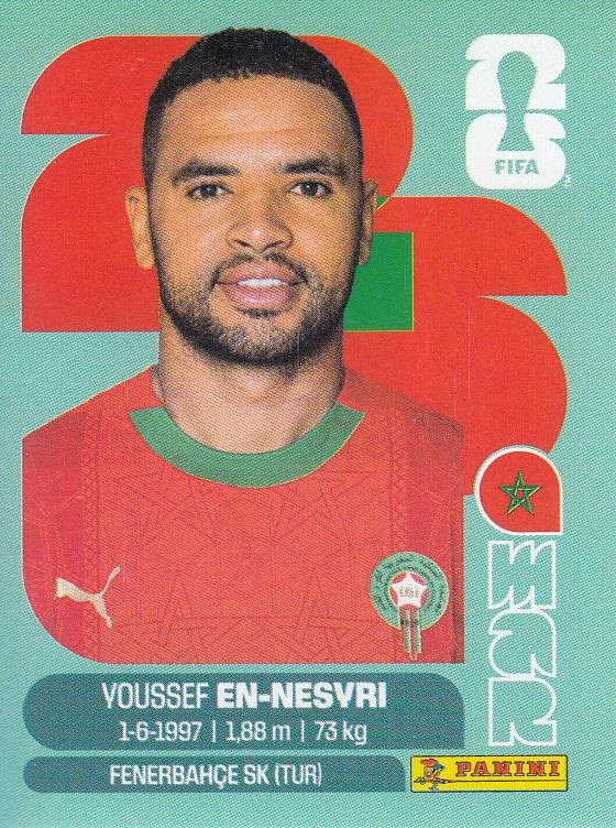 Panini FIFA World Cup 2026 Sticker MAR 16 Youssef En-Nesyri International Edition