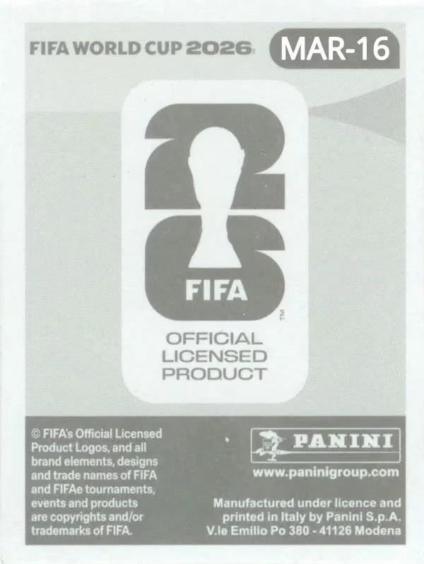 Panini FIFA World Cup 2026 Sticker MAR 16 Youssef En-Nesyri International Edition