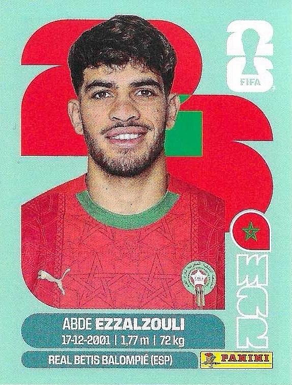 Panini FIFA World Cup 2026 Sticker MAR 17 Abde Ezzalzouli International Edition