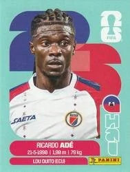 Panini FIFA World Cup 2026 Sticker HAI 6 Ricardo Adé International Edition