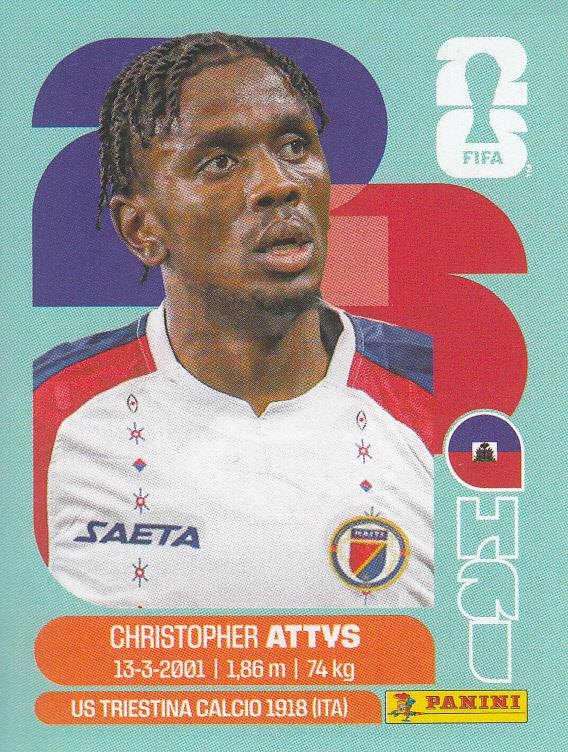Panini FIFA World Cup 2026 Sticker HAI 14 Christopher Attys International Edition