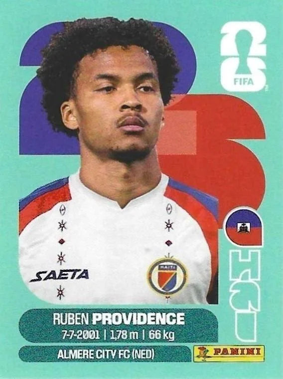 Panini FIFA World Cup 2026 Sticker HAI 17 Ruben Providence International Edition