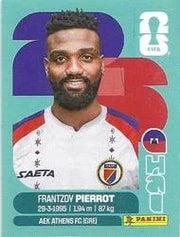 Panini FIFA World Cup 2026 Sticker HAI 20 Frantzdy Pierrot International Edition