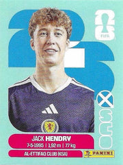 Panini FIFA World Cup 2026 Sticker SCO 3 Jack Hendry International Edition