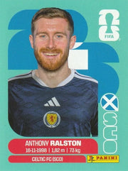Panini FIFA World Cup 2026 Sticker SCO 9 Anthony Ralston International Edition
