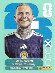 Panini FIFA World Cup 2026 Sticker SCO 18 Lyndon Dykes International Edition