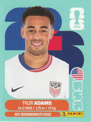 Panini FIFA World Cup 2026 Sticker USA 8 Tyler Adams International Edition
