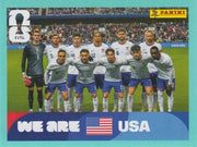Panini FIFA World Cup 2026 Sticker USA 13 We Are USA Team Photo International Edition