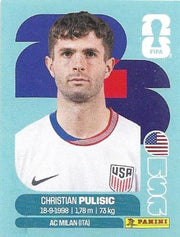 Panini FIFA World Cup 2026 Sticker USA 16 Christian Pulisic International Edition