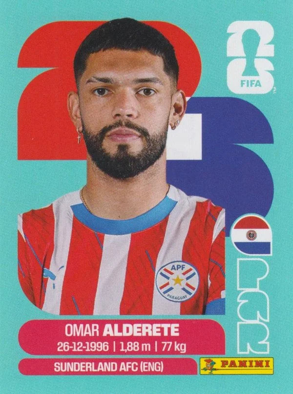 Panini FIFA World Cup 2026 Sticker PAR 7 Omar Alderete International Edition