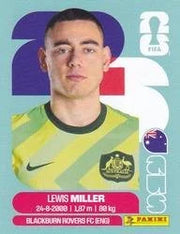 Panini FIFA World Cup 2026 Sticker AUS 9 Lewis Miller International Edition