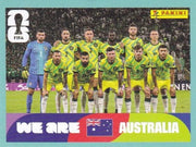 Panini FIFA World Cup 2026 Sticker AUS 13 We Are Australia Team Photo International Edition
