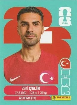 Panini FIFA World Cup 2026 Sticker TUR 4 Zeki Çelik International Edition