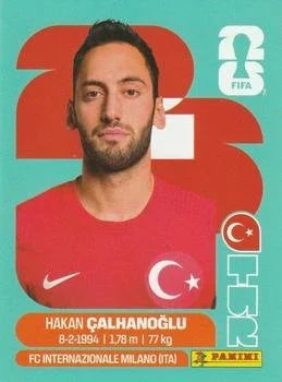 Panini FIFA World Cup 2026 Sticker TUR 11 Hakan Çalhanoğlu International Edition