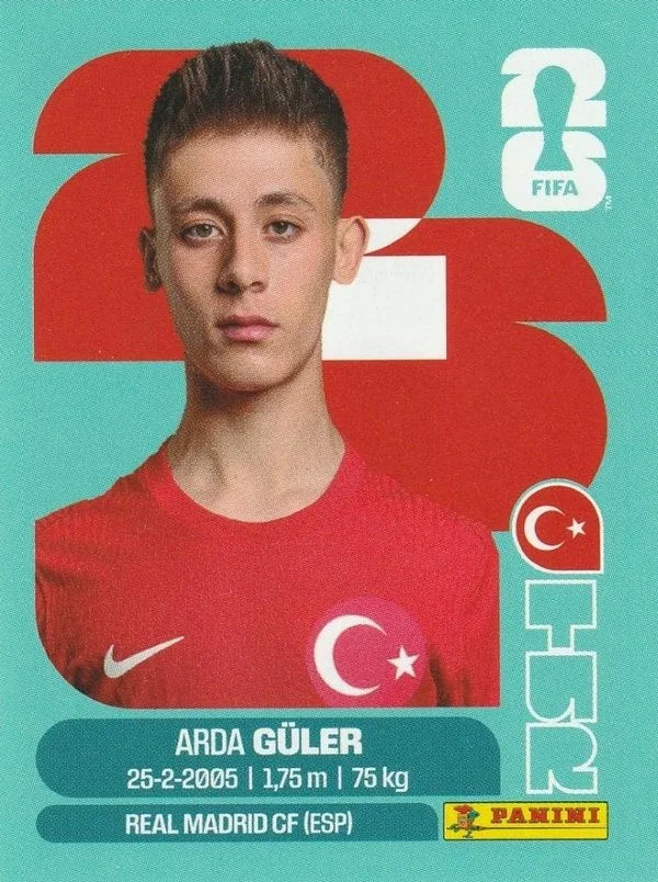 Panini FIFA World Cup 2026 Sticker TUR 14 Arda Güler International Edition