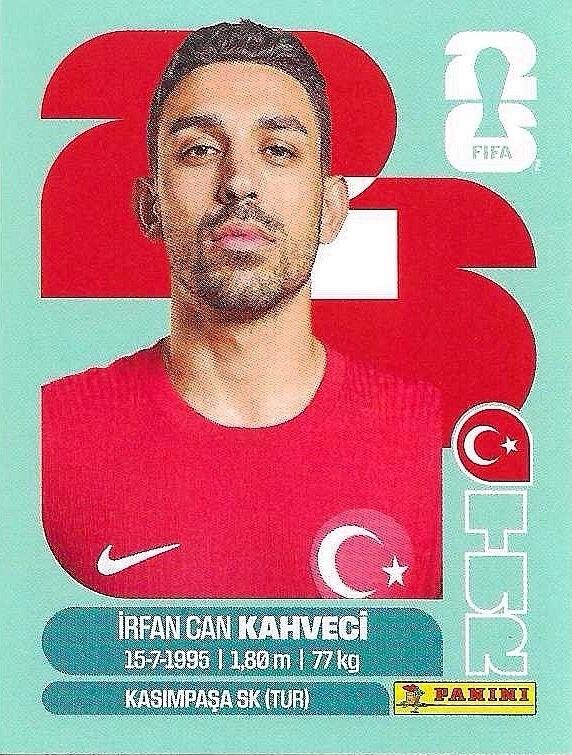 Panini FIFA World Cup 2026 Sticker TUR 15 İrfan Can Kahveci International Edition