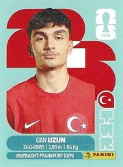 Panini FIFA World Cup 2026 Sticker TUR 17 Can Uzun International Edition