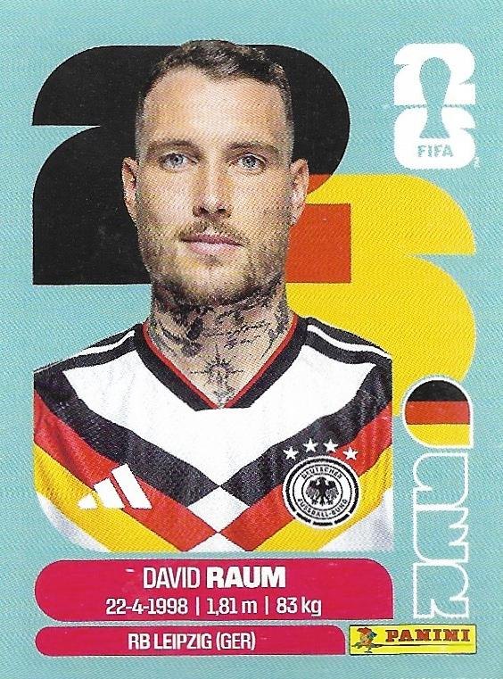 Panini FIFA World Cup 2026 Sticker GER 4 David Raum International Edition