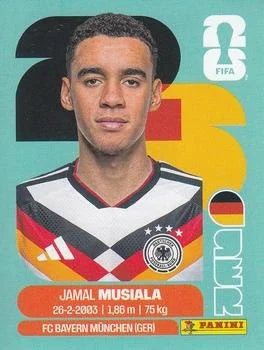 Panini FIFA World Cup 2026 Sticker GER 15 Jamal Musiala International Edition