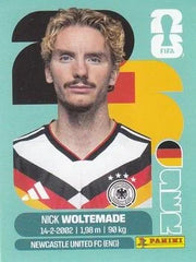 Panini FIFA World Cup 2026 Sticker GER 20 Nick Woltemade International Edition