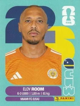 Panini FIFA World Cup 2026 Sticker CUW 2 Eloy Room International Edition