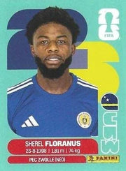 Panini FIFA World Cup 2026 Sticker CUW 4 Sherel Floranus International Edition