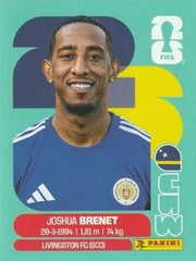 Panini FIFA World Cup 2026 Sticker CUW 6 Joshua Brenet International Edition