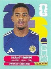 Panini FIFA World Cup 2026 Sticker CUW 8 Shurandy Sambo International Edition