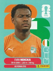 Panini FIFA World Cup 2026 Sticker CIV 6 Evan Ndicka International Edition