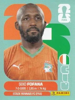 Panini FIFA World Cup 2026 Sticker CIV 11 Seko Fofana International Edition