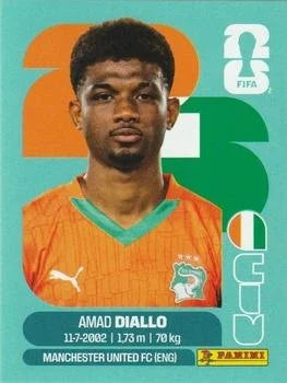 Panini FIFA World Cup 2026 Sticker CIV 15 Amad Diallo International Edition