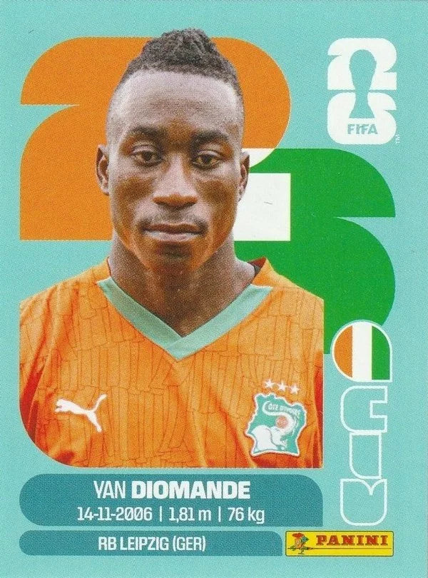 Panini FIFA World Cup 2026 Sticker CIV 18 Yan Diomande International Edition