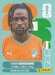 Panini FIFA World Cup 2026 Sticker CIV 19 Evann Guessand International Edition
