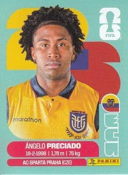 Panini FIFA World Cup 2026 Sticker ECU 7 Ángelo Preciado International Edition