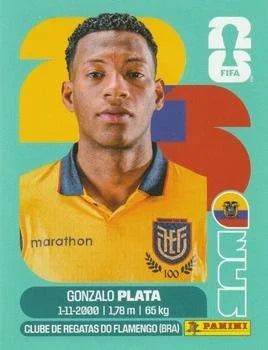 Panini FIFA World Cup 2026 Sticker ECU 16 Gonzalo Plata International Edition