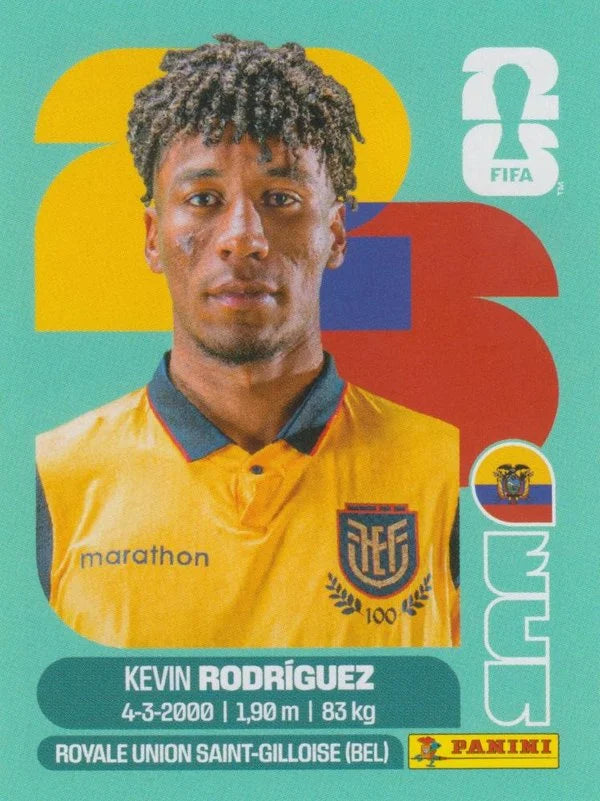 Panini FIFA World Cup 2026 Sticker ECU 19 Kevin Rodriguez International Edition