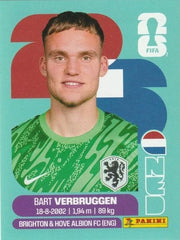 Panini FIFA World Cup 2026 Sticker NED 2 Bart Verbruggen International Edition